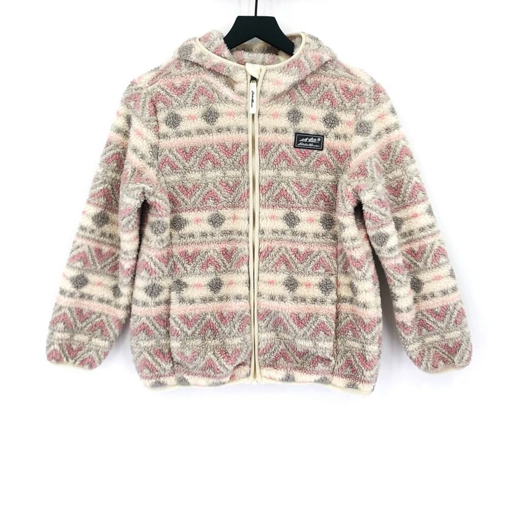 EDDIE BAUER Quest Fleece Plush Hooded Jacket M (10/12)